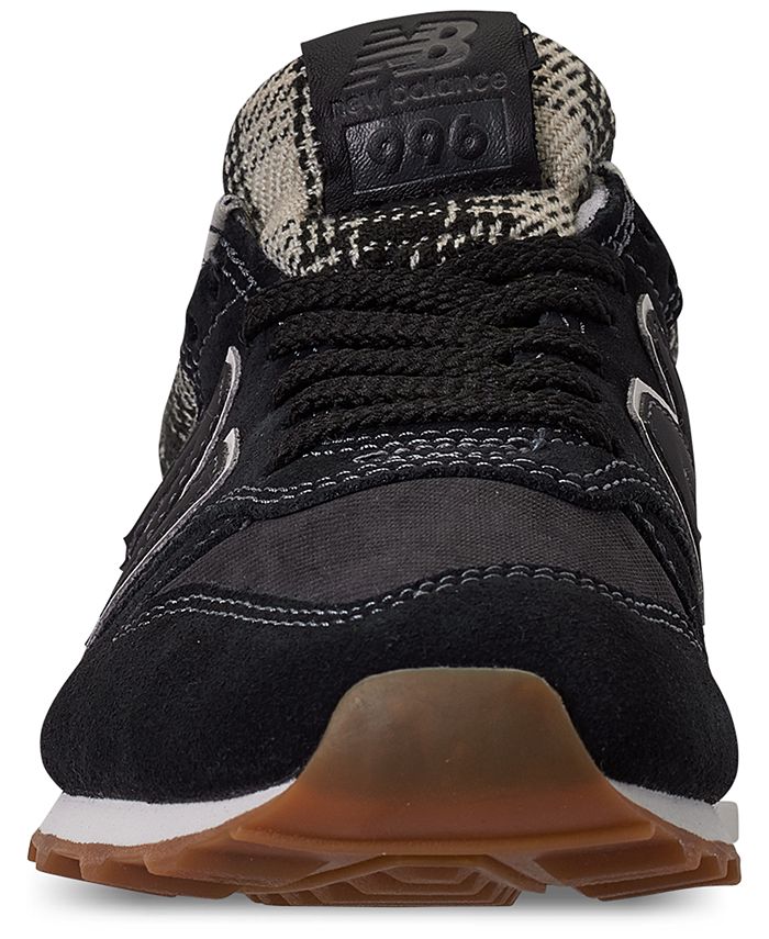 plaid new balance shoes
