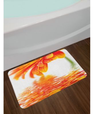 flower bath mat