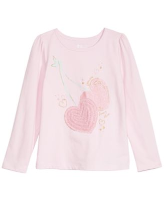 Epic Threads Little Girls Cherry Hearts T-Shirt, Created for Macy's ...