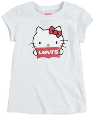 Levi's x Hello Kitty Toddler Girls Cotton Logo T-Shirt & Reviews - Shirts &  Tops - Kids - Macy's