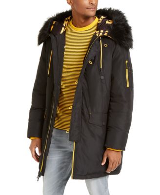 guess classic hooded parka