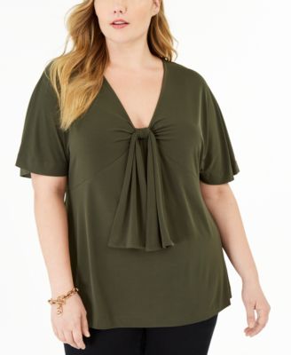 macys michael kors plus size dresses