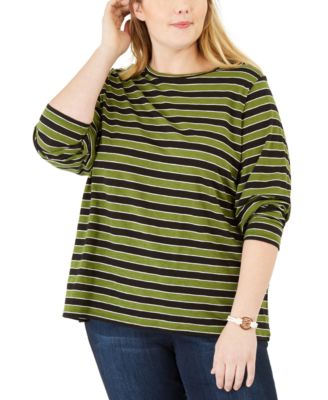 michael kors plus size tops macy's