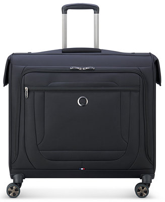 One Size Black Delsey Luggage Helium Deluxe Garment Bag 