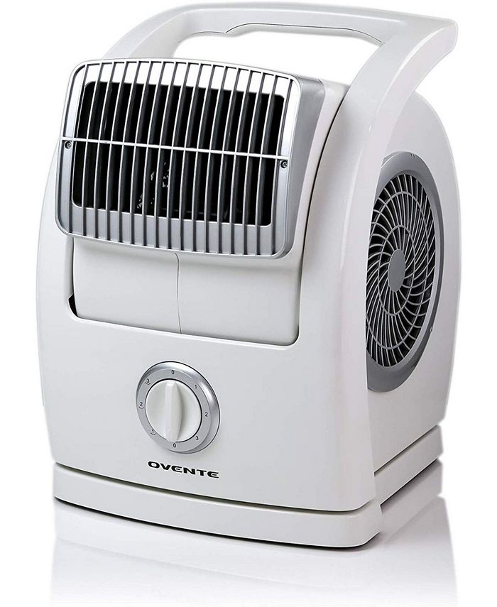 OVENTE BF74W Cool Breeze Pivoting Blower, Electric Household Floor Fans
