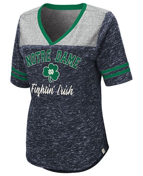 Colosseum Women S Notre Dame Fighting Irish Mr Big V Neck T Shirt