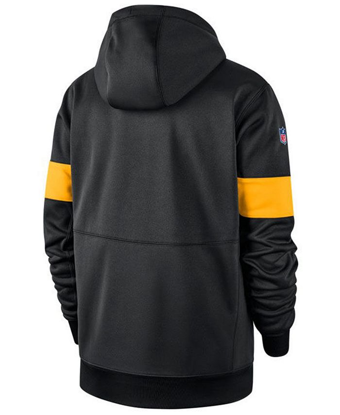 Nike Men's Pittsburgh Steelers Sideline Full-Zip Therma Hoodie - Macy's