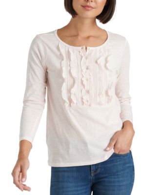 macys lucky brand womens tops