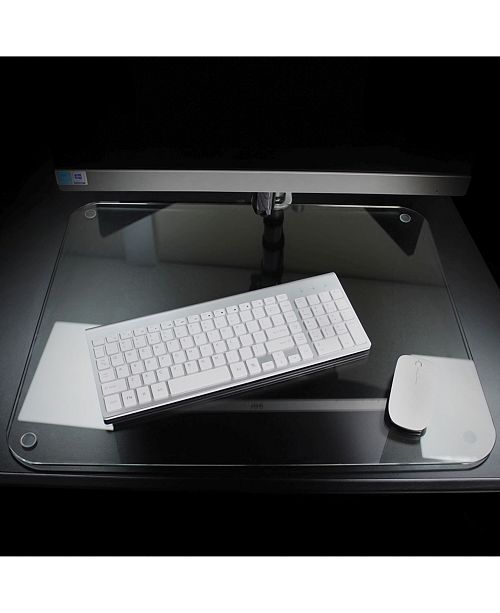 Floortex Desktex Glacier Mat Glass Desk Pad Reviews Home Macy S