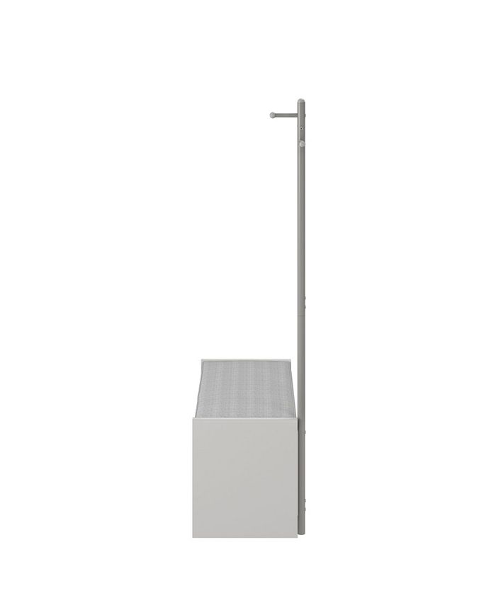 Novogratz Collection Novogratz Whitton Entryway Bench with Coat Tree