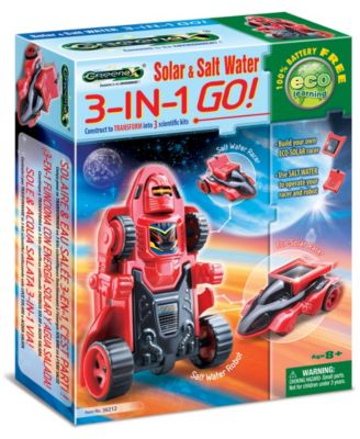 Tedco Toys Greenex Solar Salt Water 3-in-1 Go