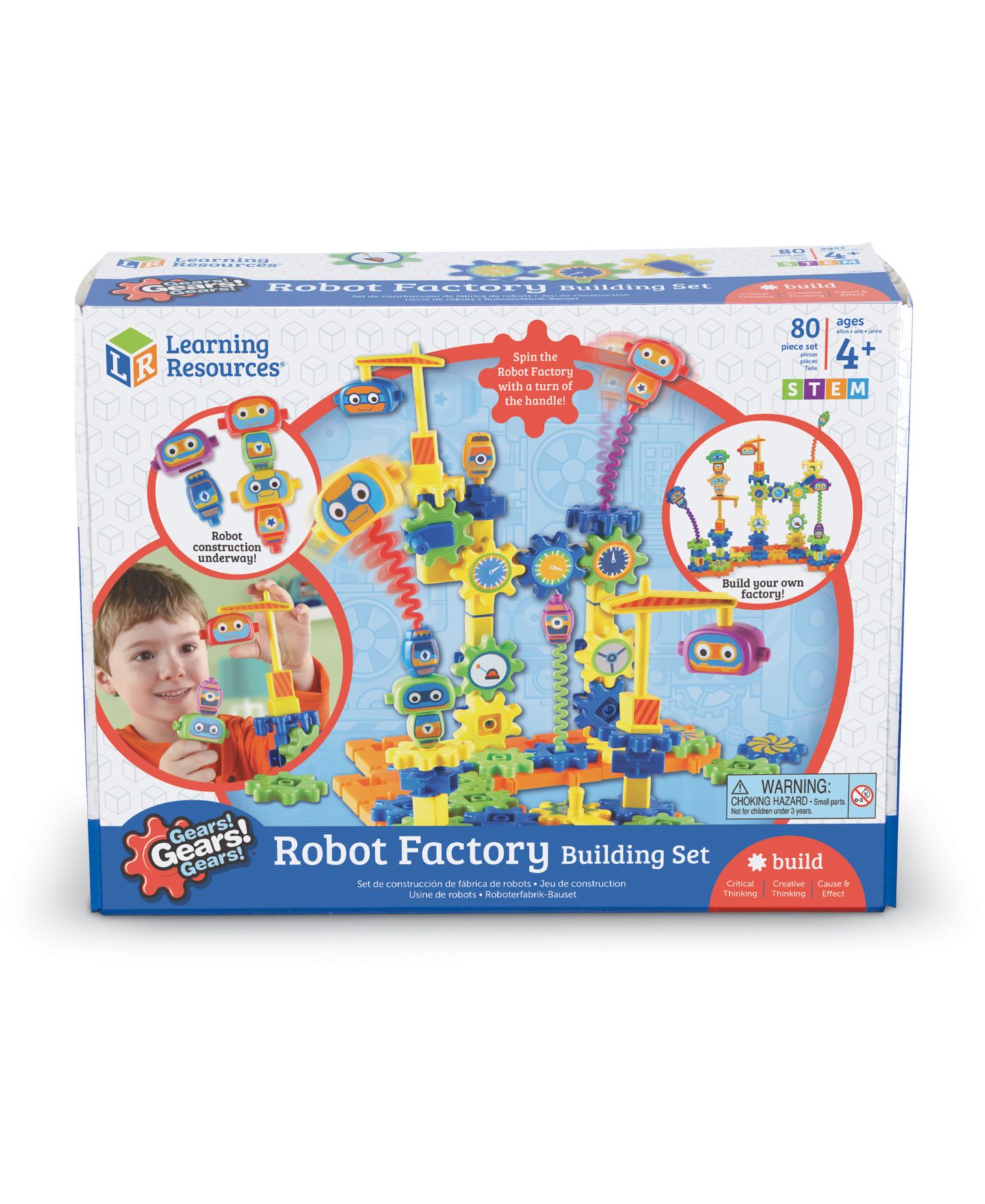 Детский конструктор Areyougame Robot Factory Gears! Gears! Gears! Building Set, Ages 4+ — фото 11