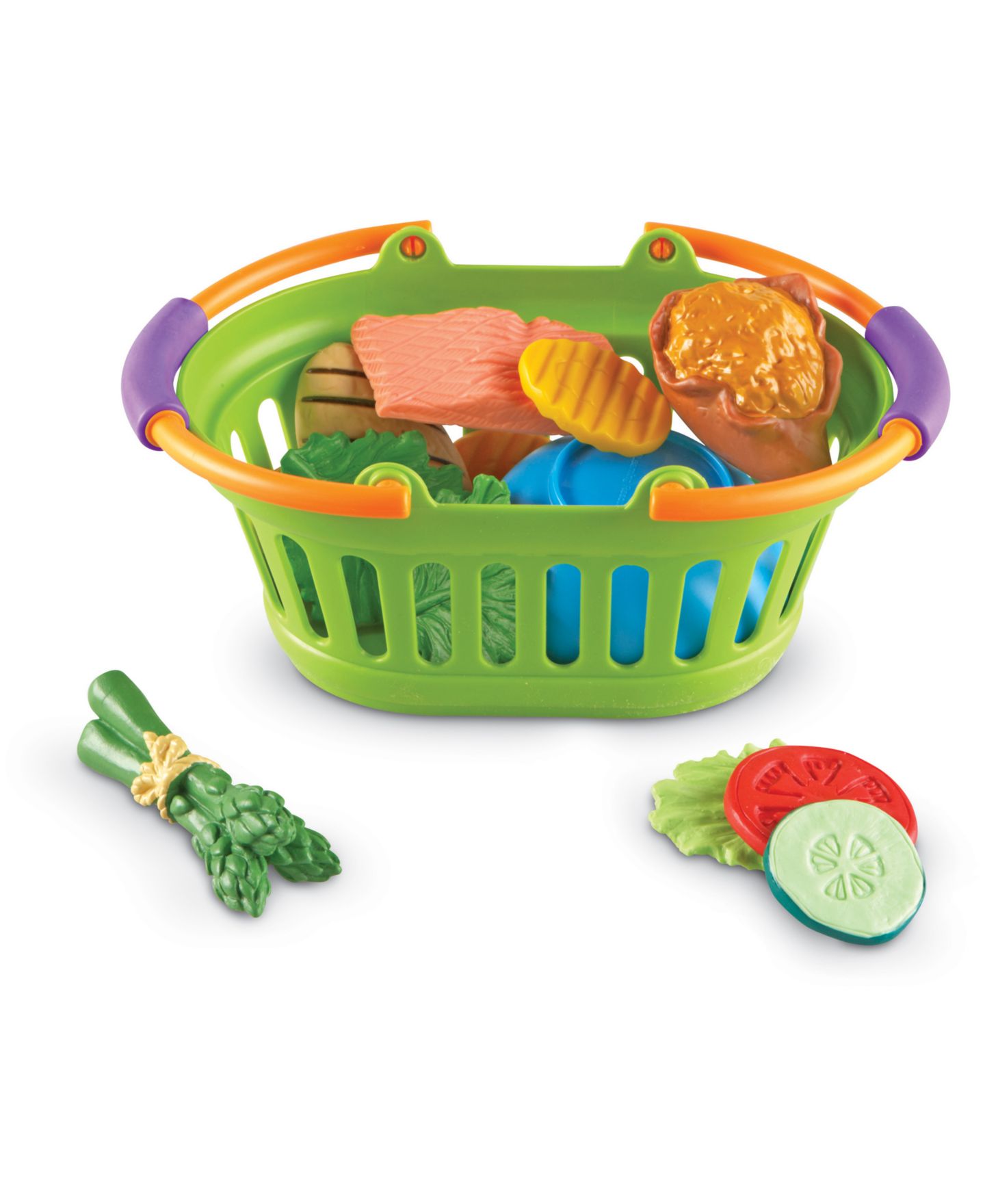 Детский игровой набор Areyougame New Sprouts Healthy Dinner Soft-Edge 14-Piece Playset, Ages 2+ — фото 2