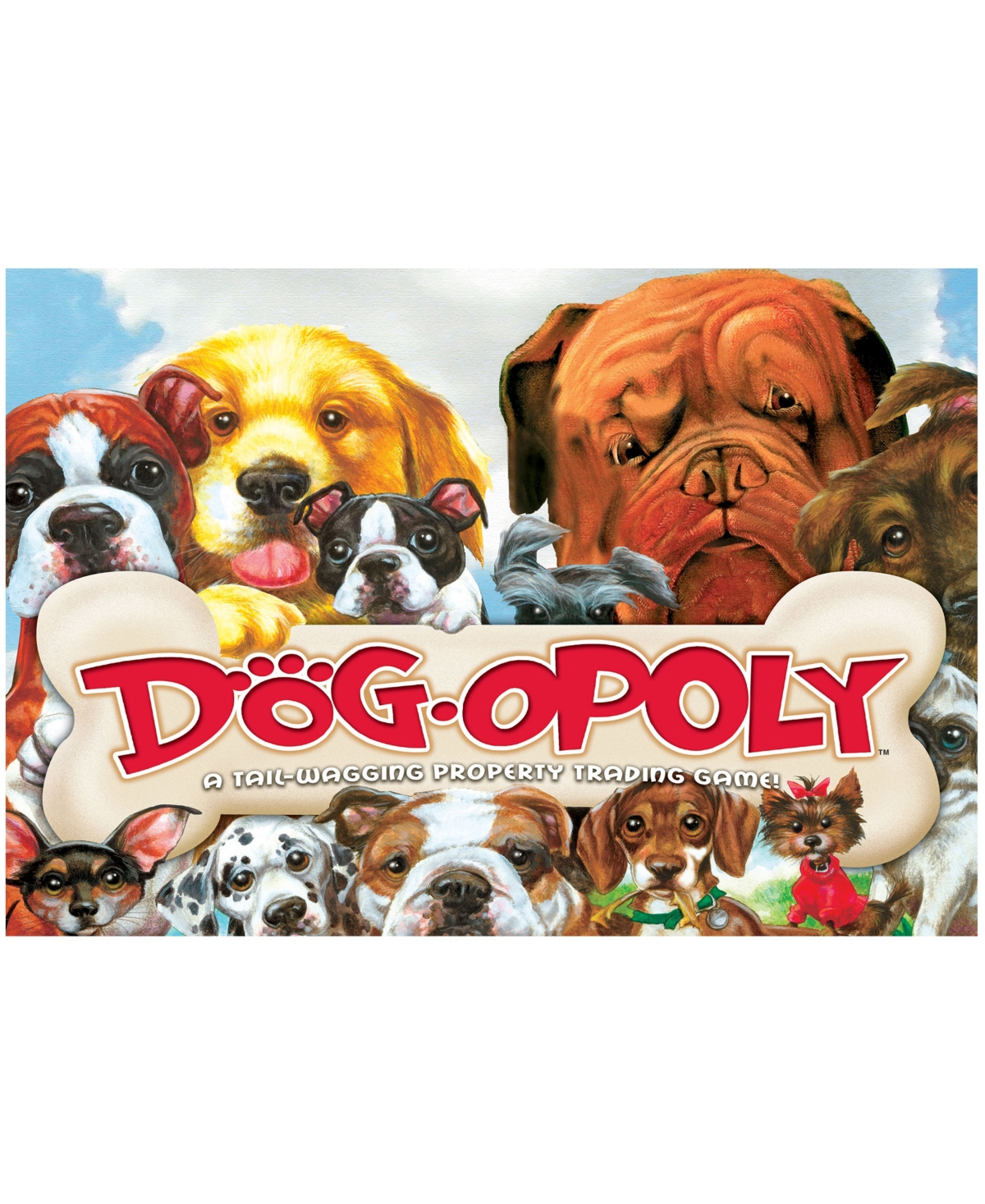 Shop Masterpieces Puzzles Late For The Sky Dog-opoly Game In Multi