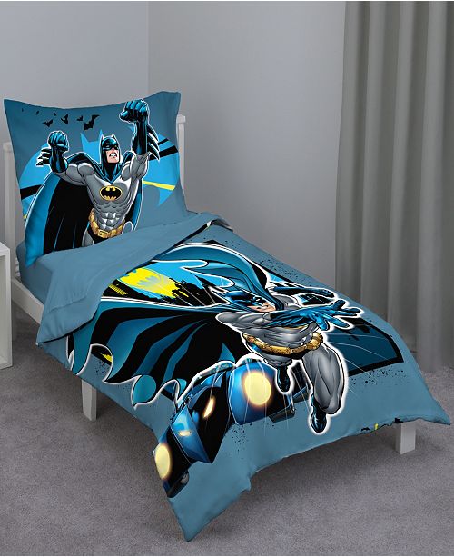 Nojo Batman 4 Piece Toddler Bedding Set Reviews Bedding