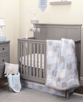 nojo elephant crib bedding