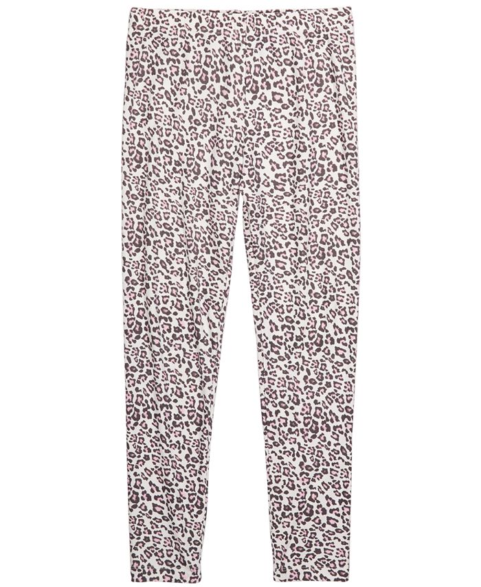 Epic Threads Big Girls Snow Leopard Leggings, Created for Macy's ...