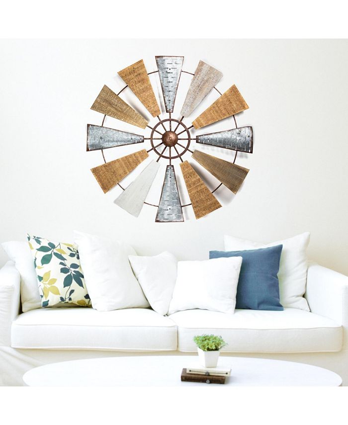 Crystal Art Gallery American Art Decor Wood and Windmill Wall Decor ...