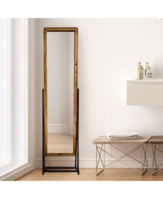 American Art Decor Wooden Cheval Mirror
