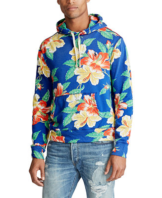 Polo Ralph Lauren Men's Big & Tall Floral French Terry Hoodie - Macy's