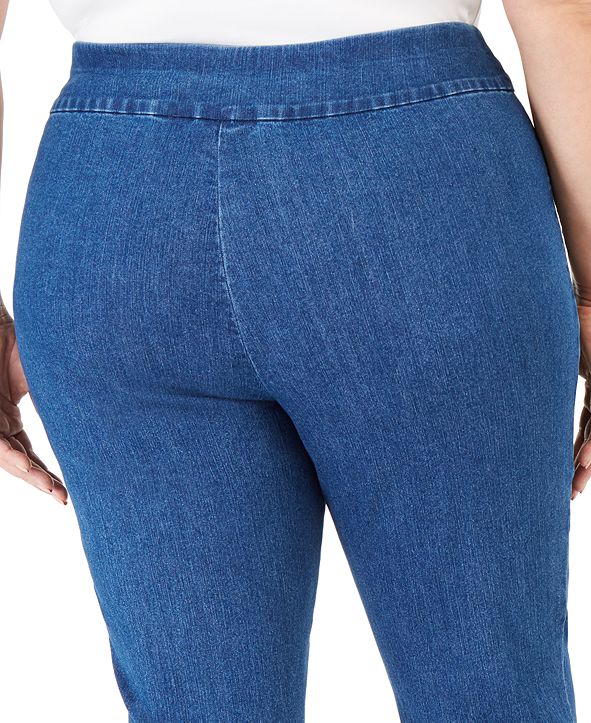 Alfred Dunner Plus Size Pearls of Wisdom Proportioned Superstretch Denim Jeans & Reviews - Jeans