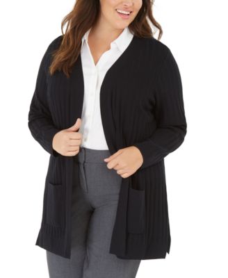 macy's cardigan sweaters plus size