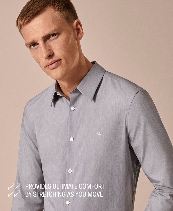 Calvin Klein Men's Slim-Fit Shirt - Macy's