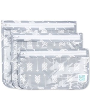 Bumkins 3-pack Clear-sided Travel Bag Set In Arrows