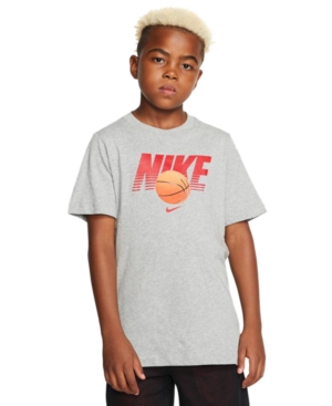 image of Nike Big Boys Cotton Basketball T-Shirt