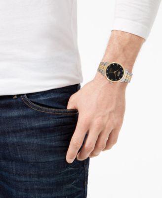 Men's Genuine Diamond Collection Bracelet Watch, 40mm