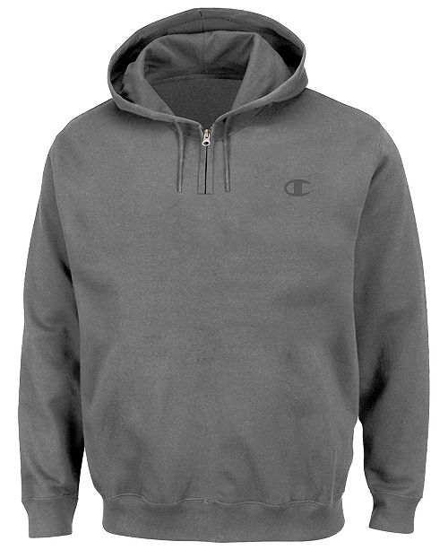 Champion Men S Big Tall Quarter Zip Hoodie Reviews Hoodies