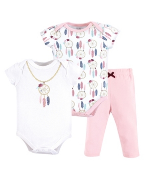 Little Treasure Baby Girl 2-Bodysuit and Pants Set