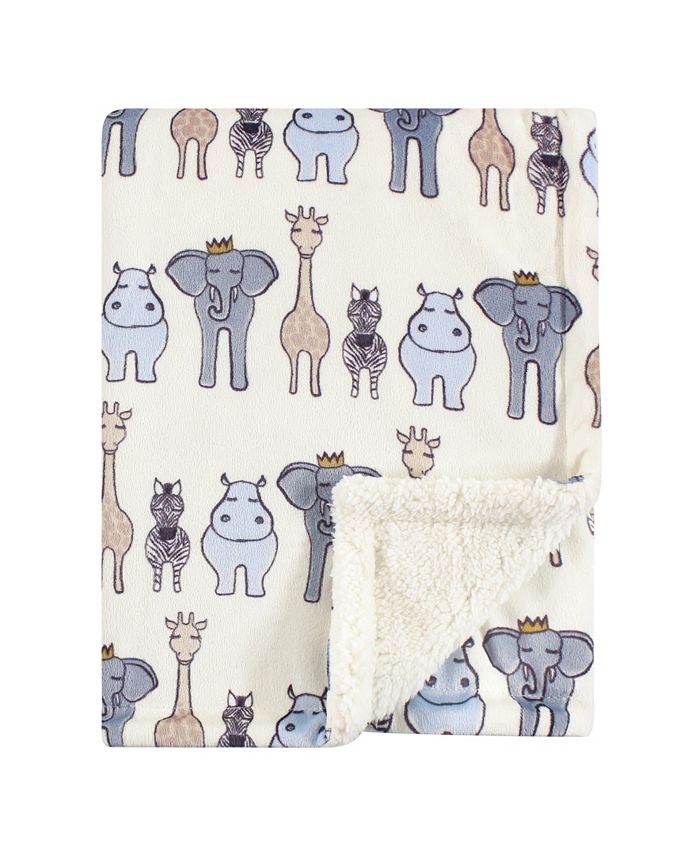 Hudson Baby Mink Blanket with Sherpa Backing Macy's