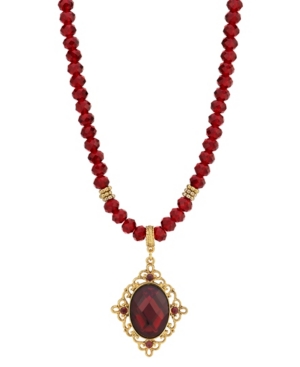 image of 2028 14K Gold Dipped Drop Necklace