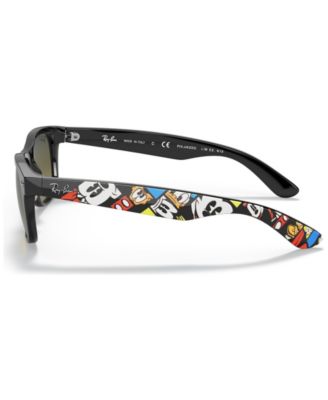 Disney Unisex Polarized Sunglasses, RB2132 NEW WAYFARER
