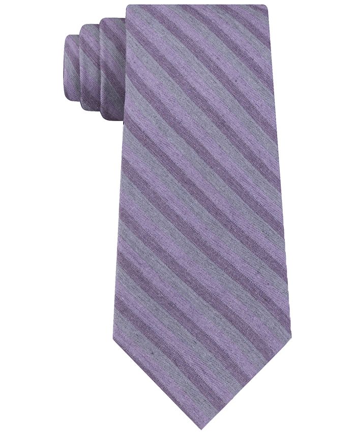 DKNY Men's Slim Textured Stripe Tie Macy's