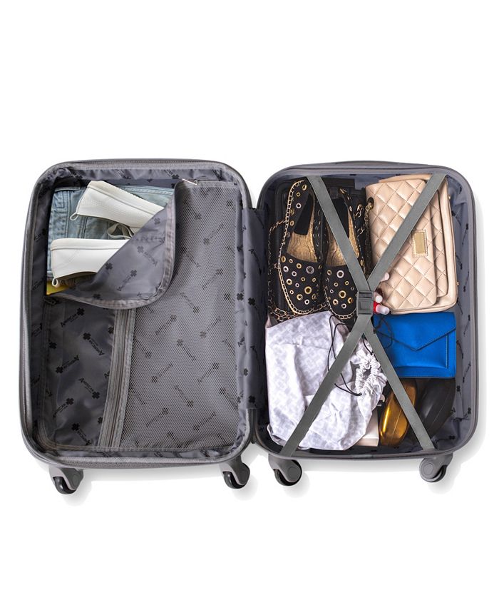 American Sport Plus Varsity 2Piece CarryOn Hardside Cosmetic Luggage