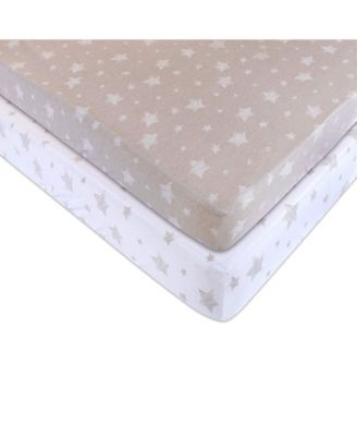 Baby Fitted Crib Sheet  100% Combed Jersey Cotton