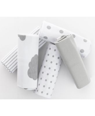 Ely's & Co. Water Resistant Jersey Cotton Burp Reversible Cloths 5 Pack