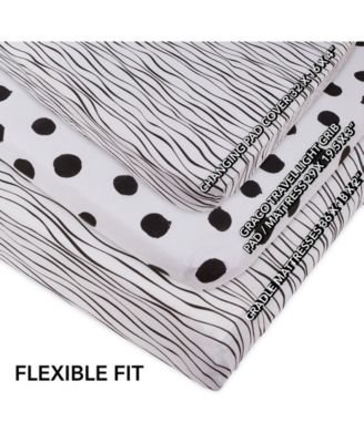 Baby Changing Pad Cover - Cradle Sheet 100% Combed Jersey Cotton