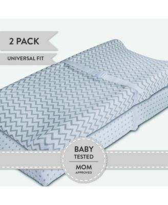 Baby Changing Pad Cover - Cradle Sheet 100% Combed Jersey Cotton