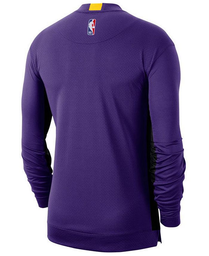 Lakers long 2025 sleeve shooting shirt