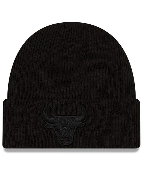 New Era Chicago Bulls Blackout Knit Hat Reviews Sports Fan
