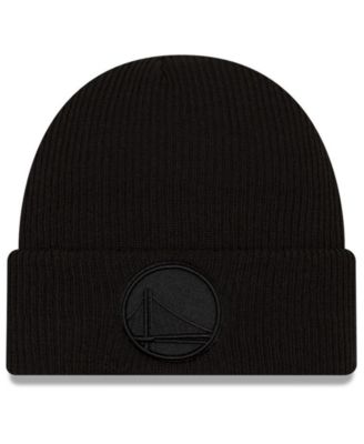warriors knit hat