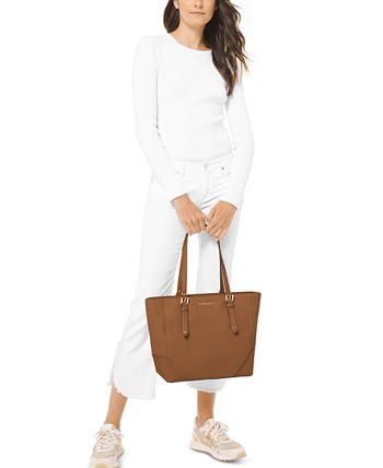 Michael Kors Aria Large Leather Tote & Reviews - Handbags & Accessories -  Macy's