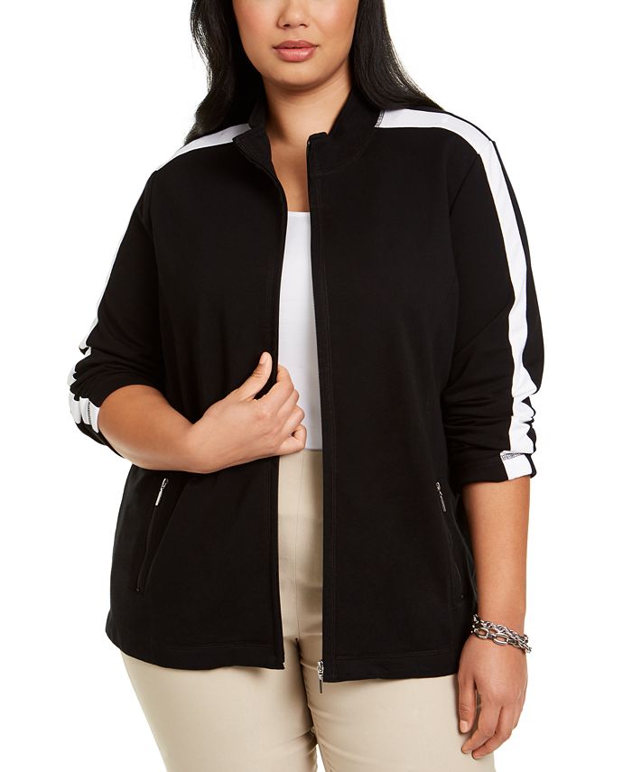 Macy's karen scott fleece on sale jackets