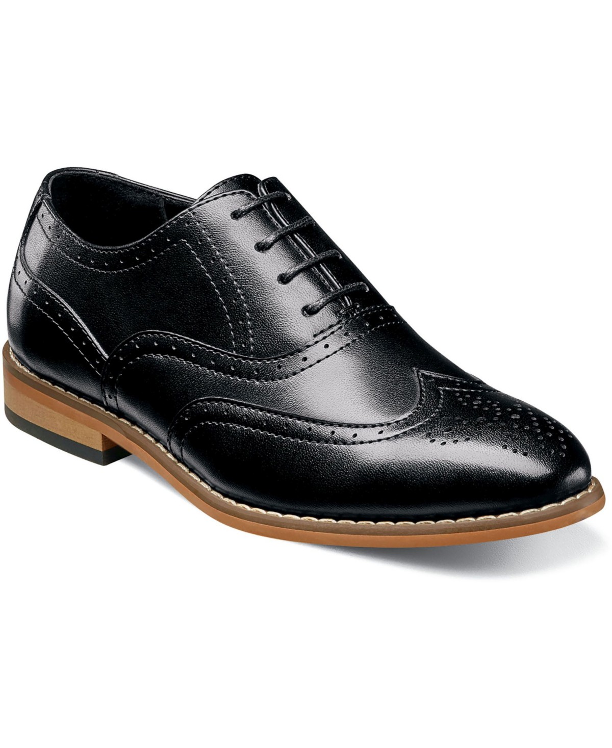 Обувь Stacy Adams Big Boy Dunbar Wingtip Oxford Shoe — фото 1
