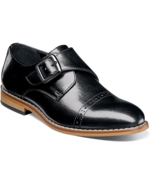 Stacy Adams Little Boy Desmond Cap Toe Monk Strap Shoe