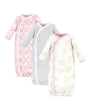 Touched By Nature Baby Girl Kimono Gowns Set of 3