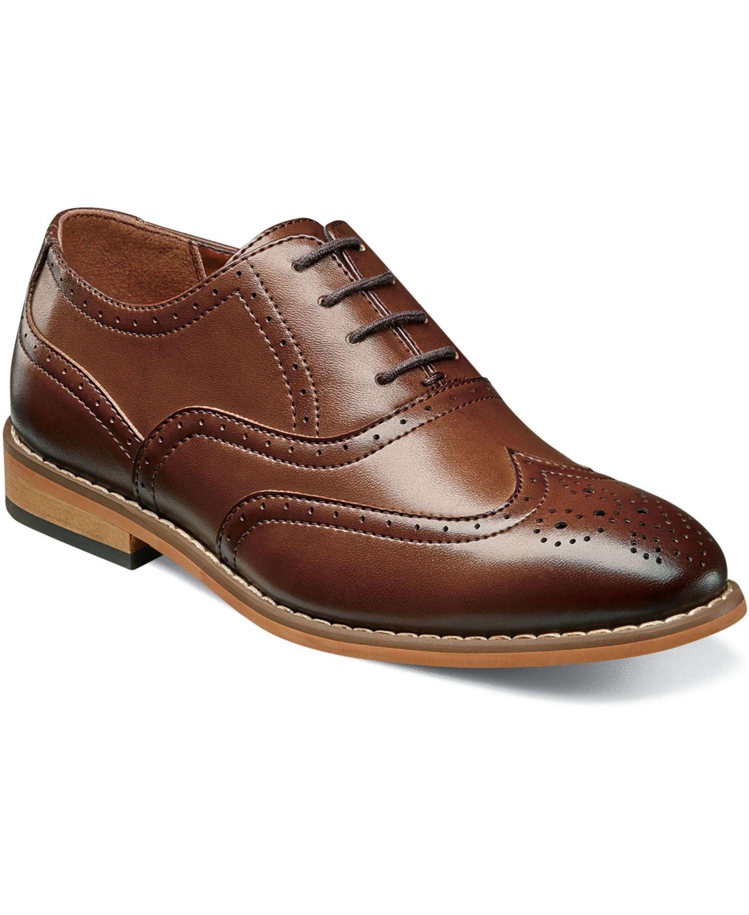 Little Boy Dunbar Wingtip Oxford Shoe